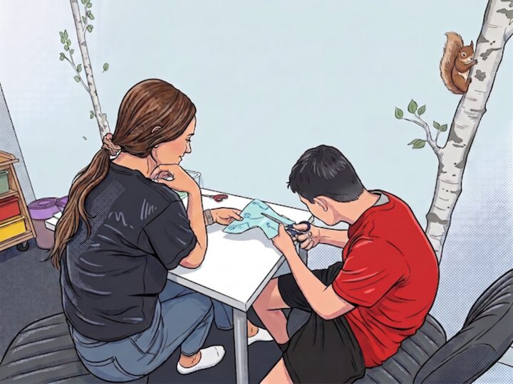 Therapy room — table time